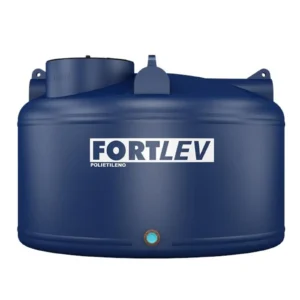 Caixa d'Água Polietileno Fortplus com Tampa Rosca Azul 5000L Fortlev