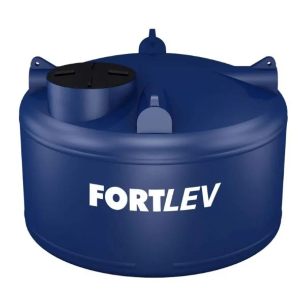 Caixa d'Água Polietileno Fortplus com Tampa Rosca Azul 5000L Fortlev - Imagem 2