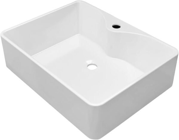 Cuba Para Banheiro Apoio Lavabo Pia Retangular 47x36cm Diamante Beltempo - Imagem 5