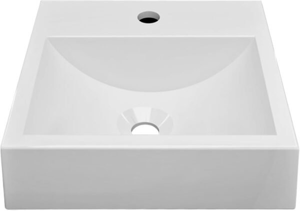 Cuba Pia de Apoio Quadrada 32x30 Branca Banheiro Lavabo Beltempo BT-2002 - Imagem 6