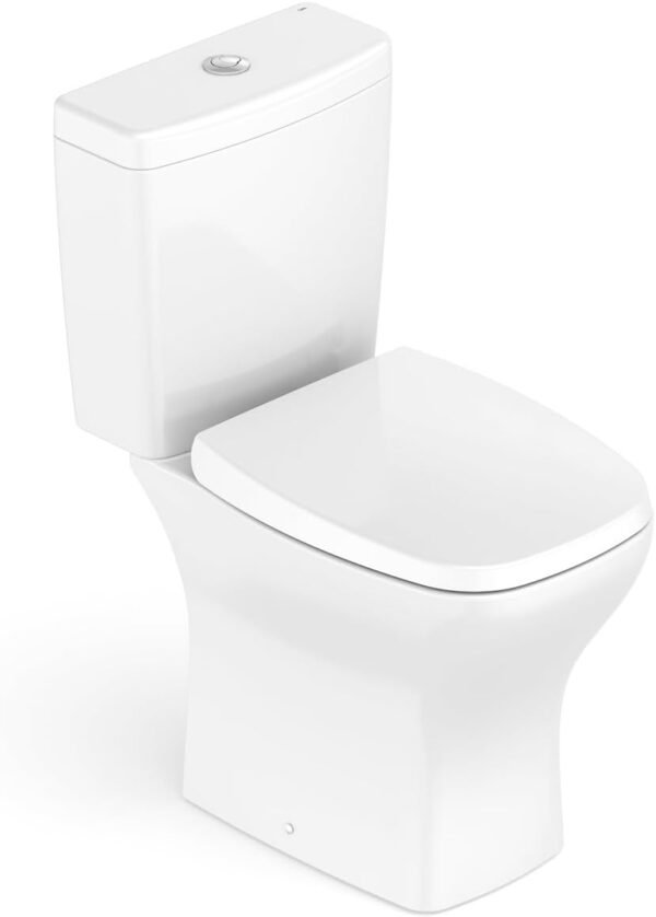 Celite Kit de bacia rimless com caixa acoplada 3/6l e itens de instalação Vip - Imagem 4