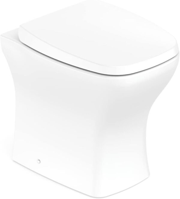 Celite, Kit de bacia convencional rimless com assento PP softclose e itens de instalação Vip, branco - Imagem 4