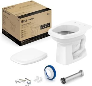 Kit de Bacia Convencional Assento PP e Complementos de Instalação Art