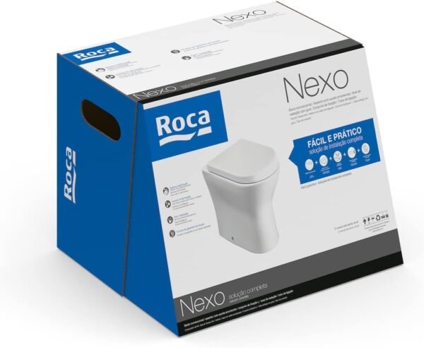 Roca Kit Bacia Convencional, Assento PP com Queda Amortecida e Complementos de Instalação Nexo - Imagem 2
