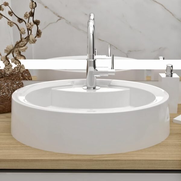 Cuba De Banheiro Pia Oval De Apoio 44x34cm Jade Beltempo - Imagem 7