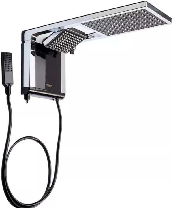 Chuveiro Acqua Duo Preto/Cromado 220V 6800W Lorenzetti - Imagem 2