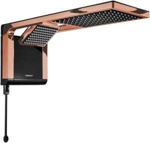 CHUVEIRO ACQUA DUO, LORENZETTI, BLACK/ROSE GOLD 127V/5500W