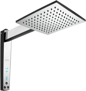 Chuveiro Acqua Century Digital Preto Cromado 220V 7500W Lorenzetti
