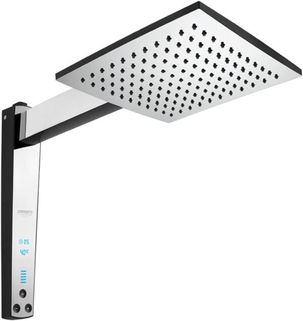 Chuveiro Acqua Century Digital Preto Cromado 220V 7500W Lorenzetti