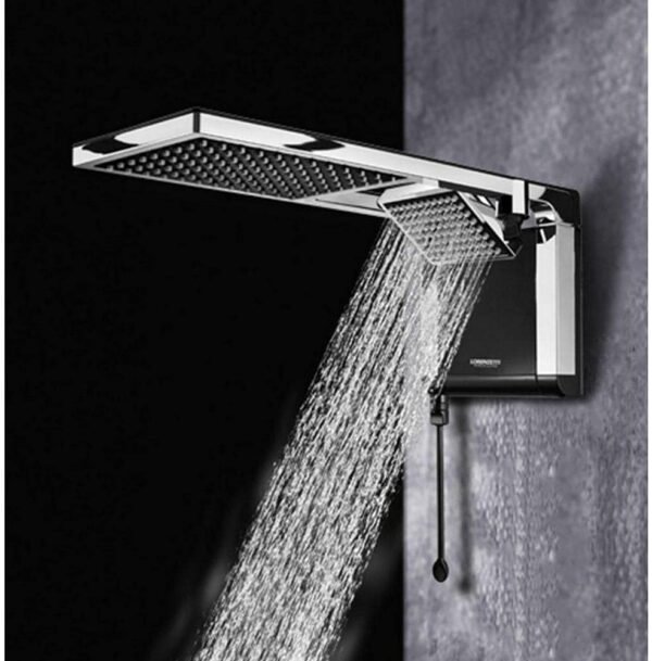 Chuveiro Acqua Duo Preto/Cromado 220V 6800W Lorenzetti - Imagem 5